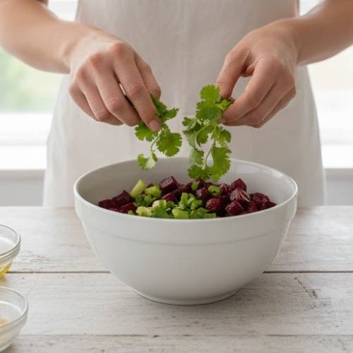 Step 6: Add the Fresh Ingredients