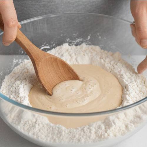 Step 4: Combine Wet and Dry Ingredients