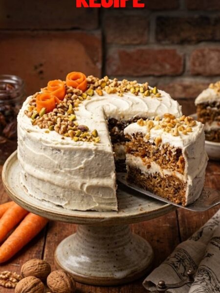 Carrot Cake Vegan Recipe