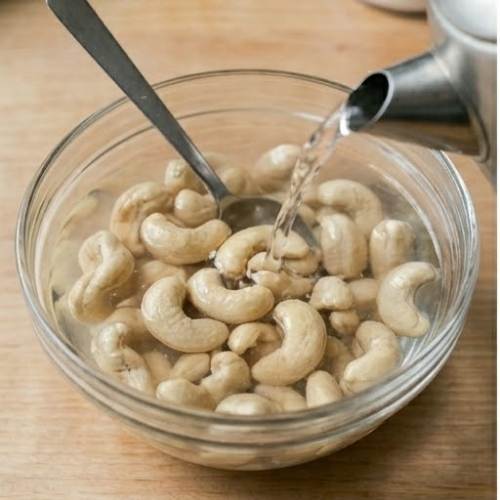 Step 1: Soak the Cashews