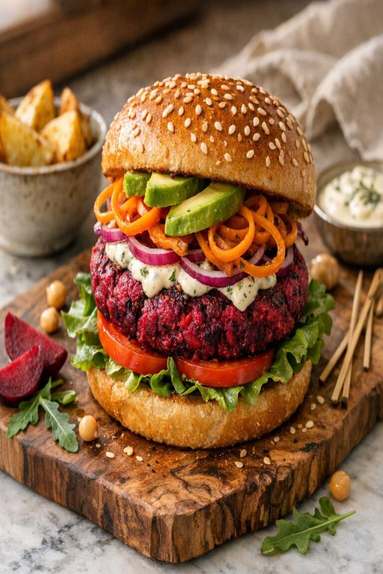 Beet Veggie Burger Recipe