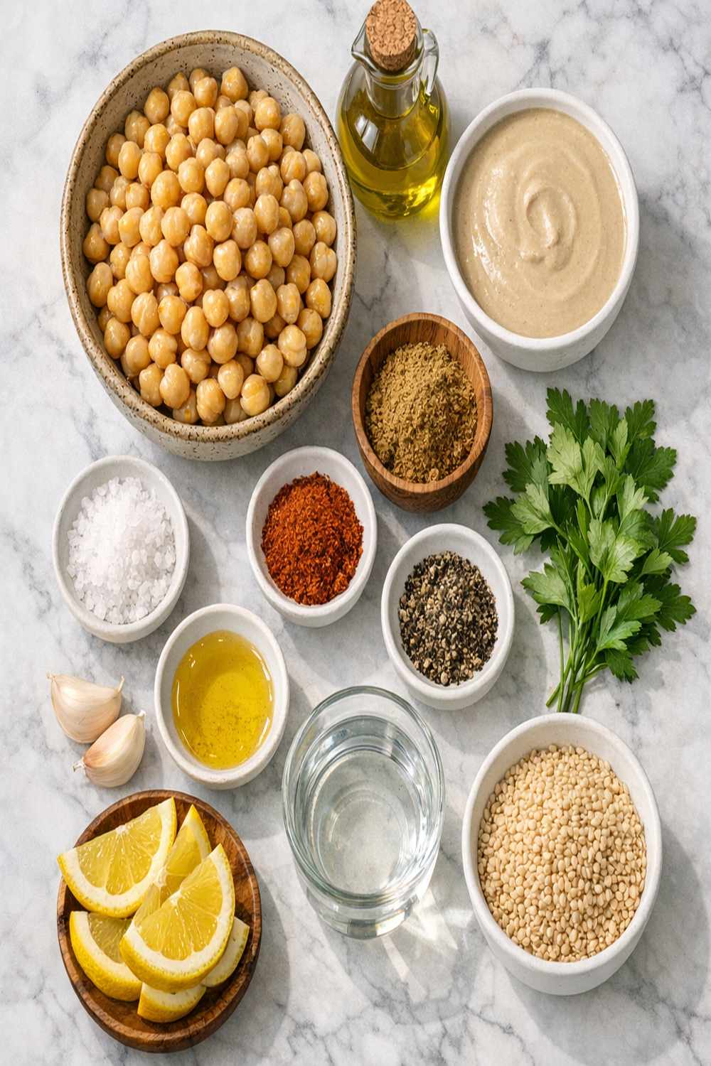 Hummus Recipe Vegan ingredients