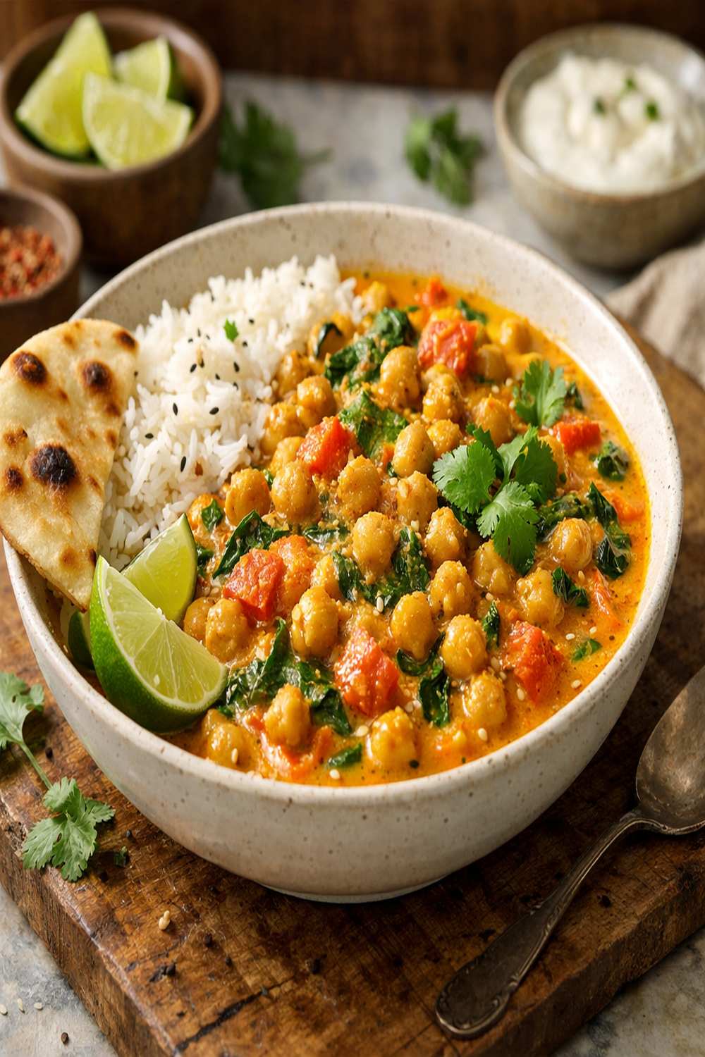 Chickpea Coconut Milk Curry Recipe