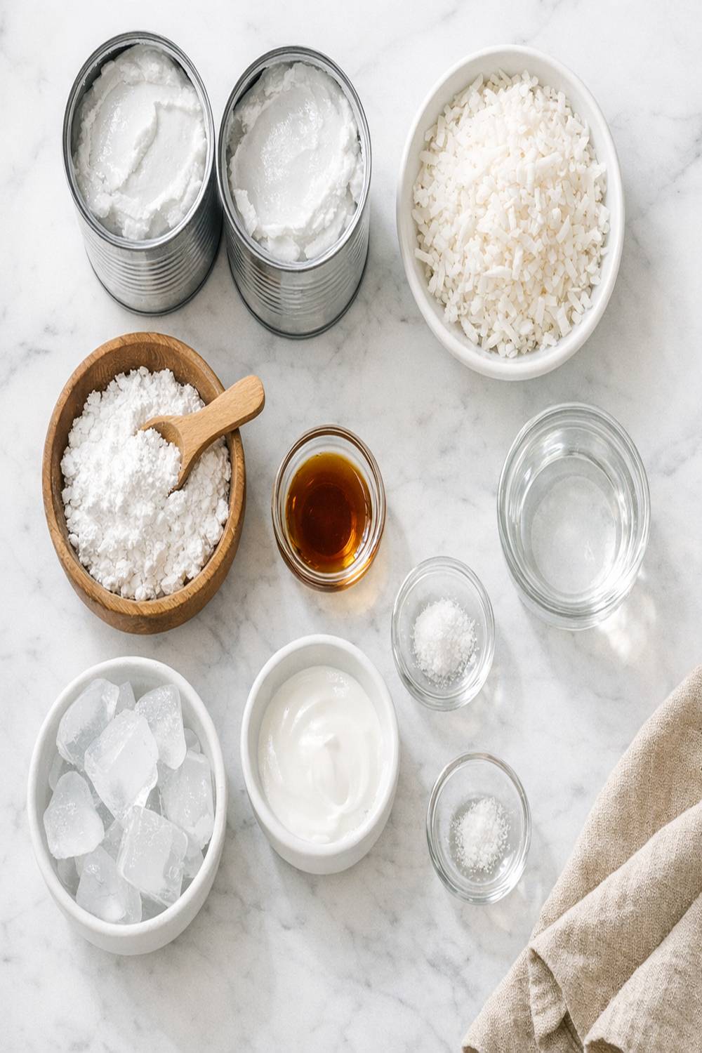 Coconut Whipped Cream Recipe ingredients