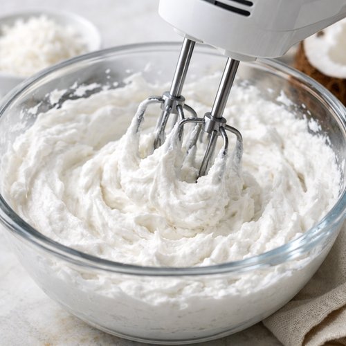 Step 4: Whip with Electric Mixer Until Fluffy