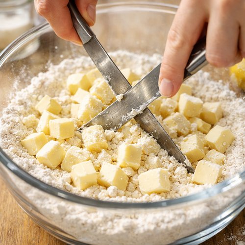 Step 3: Cut in the Cold Fat