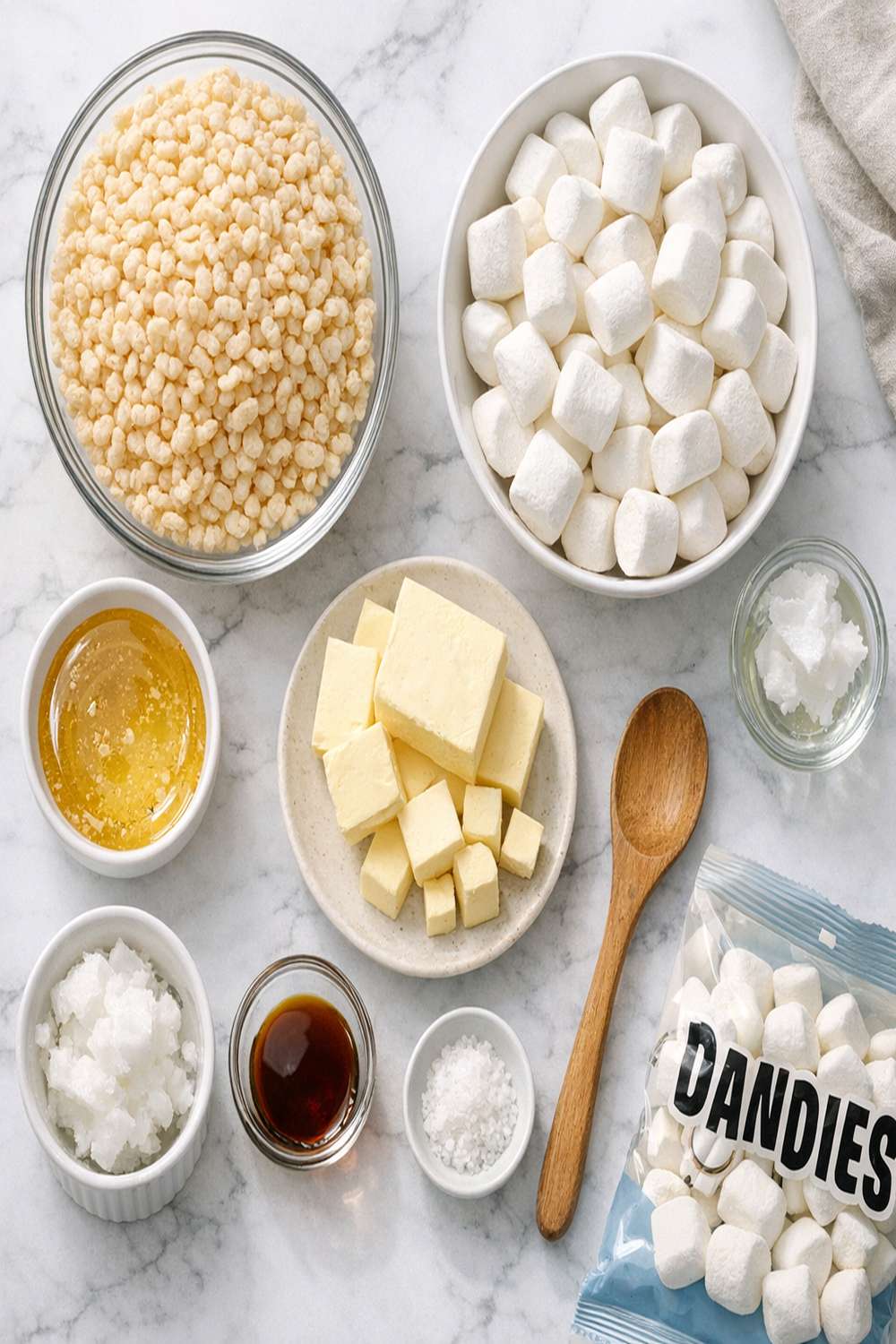 Dandies Rice Krispies Recipe ingredients