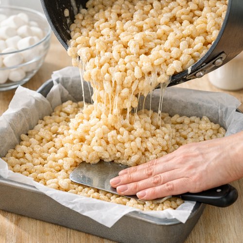 Step 6: Transfer to Pan and Press Down Evenly