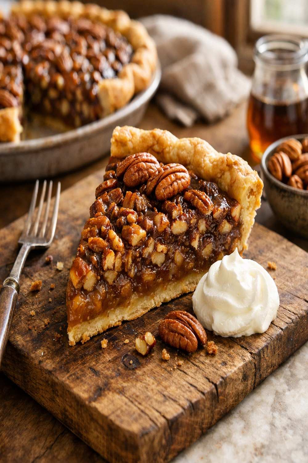Eggless Pecan Pie Recipe