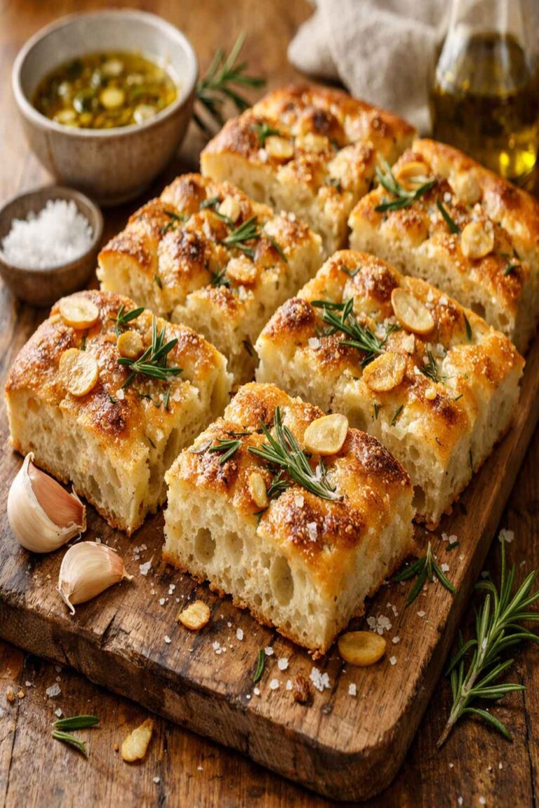 Garlic Focaccia Recipe