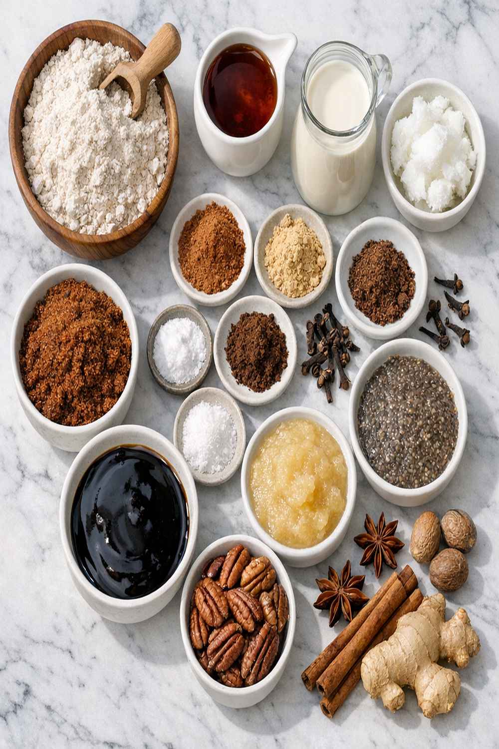 Gingerbread Cookie Vegan Recipe ingredients