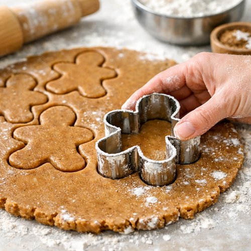 Step 8: Cut Out Your Gingerbread Shapes